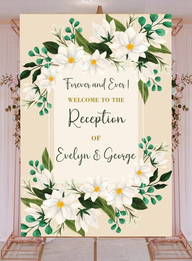 ثيم ماي بارتي لوحة ترحيب شخصية لحفلتي | لوحة ترحيب شخصية لحفل زفاف | لوحة ترحيب لحفل استقبال على الطريقة الهندية - Image 2